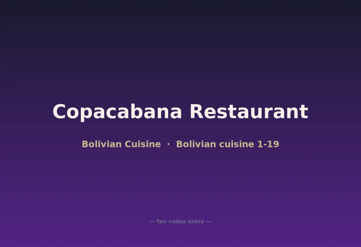 Copacabana Restaurant