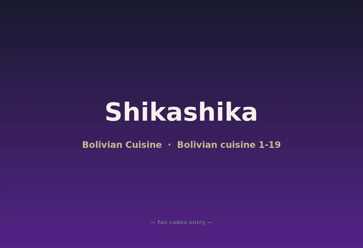 Shikashika
